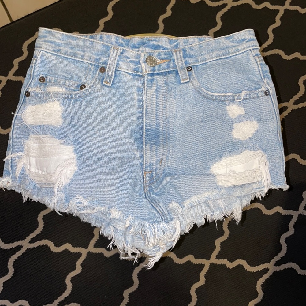 BDG high rise jean short shorts!
